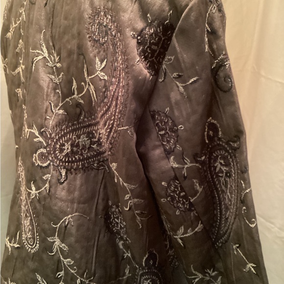 Chico’s Embroidered Jacket, Size 2 - Picture 4 of 6